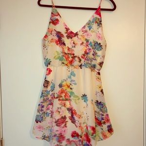 Floral print dress